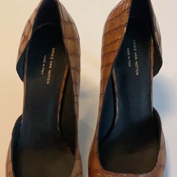 Dries Van Noten like new leather heels in Camel Size 8 (Italian 38) - Picture 3 of 12